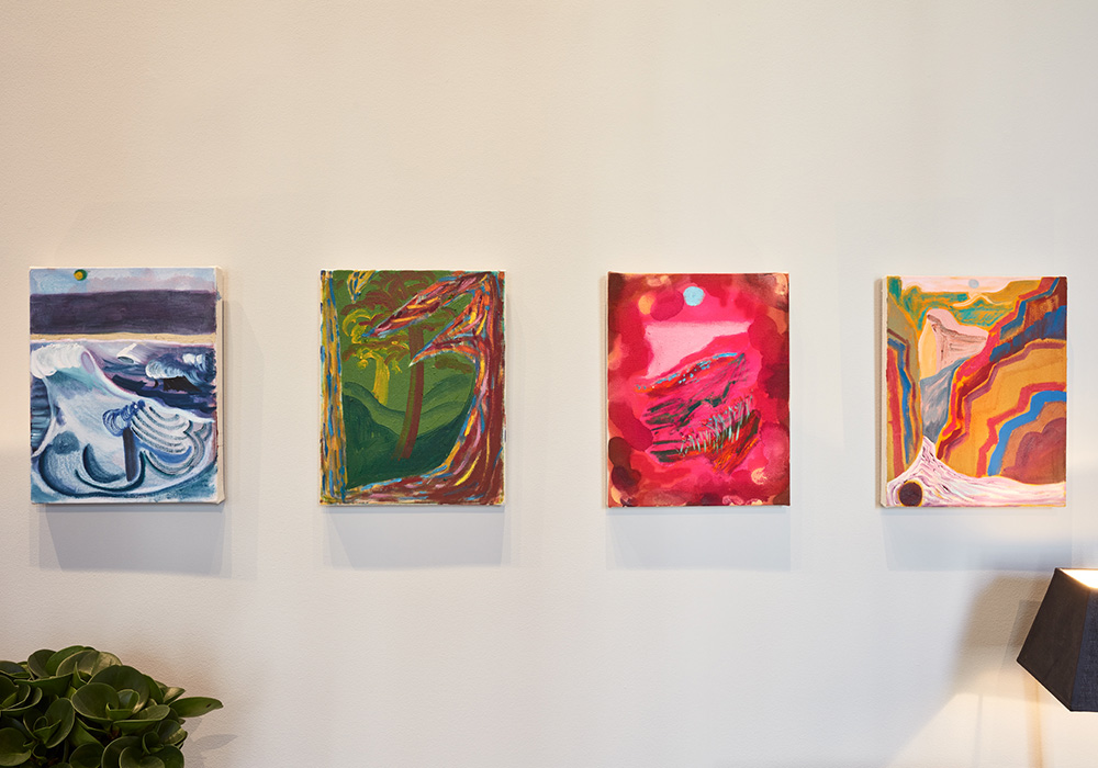 Shara Hughes colourful four