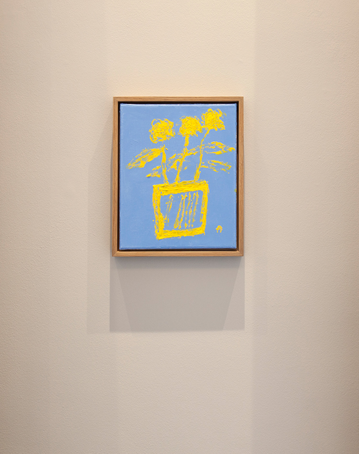 Etel Adnan blue and yellow