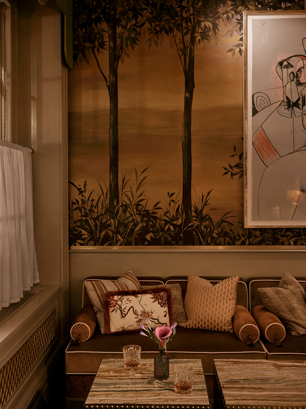 Condo corner evening light