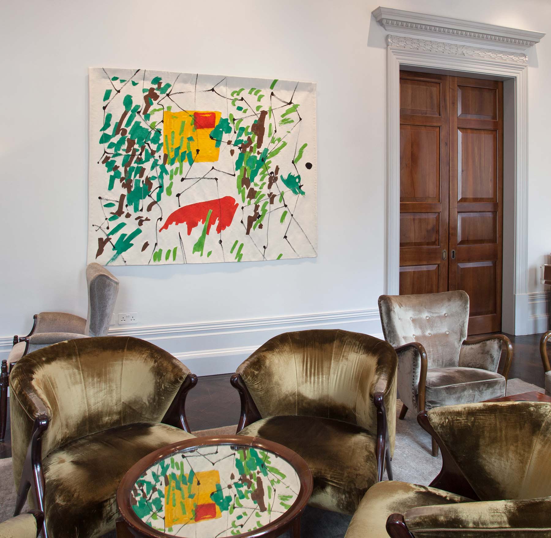 Etel Adnan Arts Club Exhibition