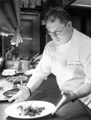 Chef Jean Luc The Arts club - a distinguished private members club