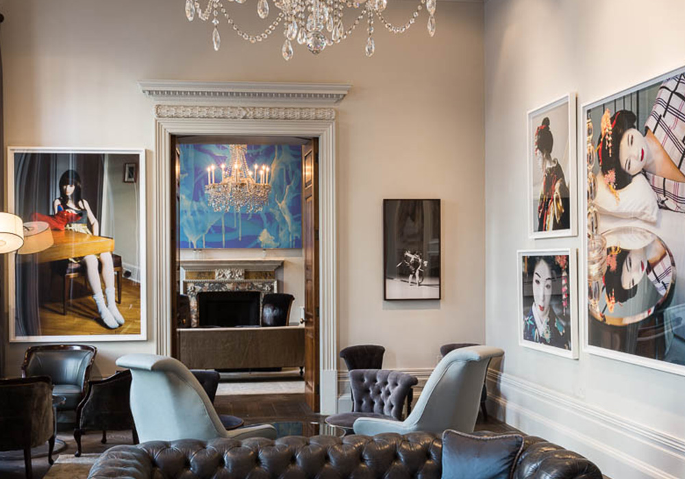 Laurie Simmons looking into Ante Room