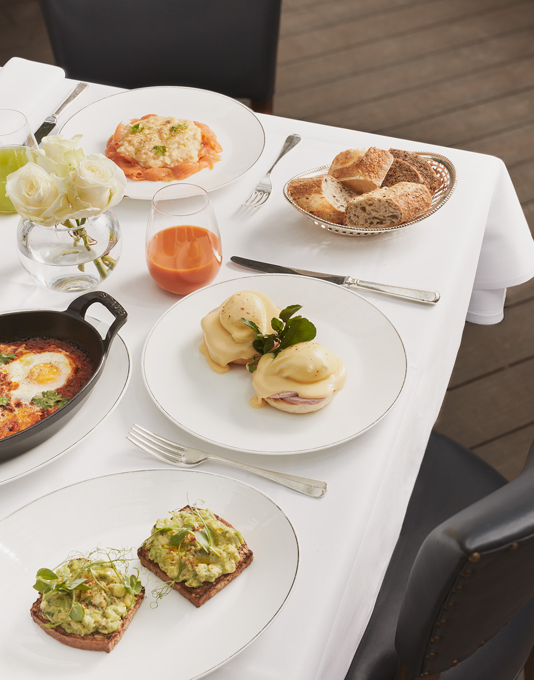 Breakfast spread Brasserie