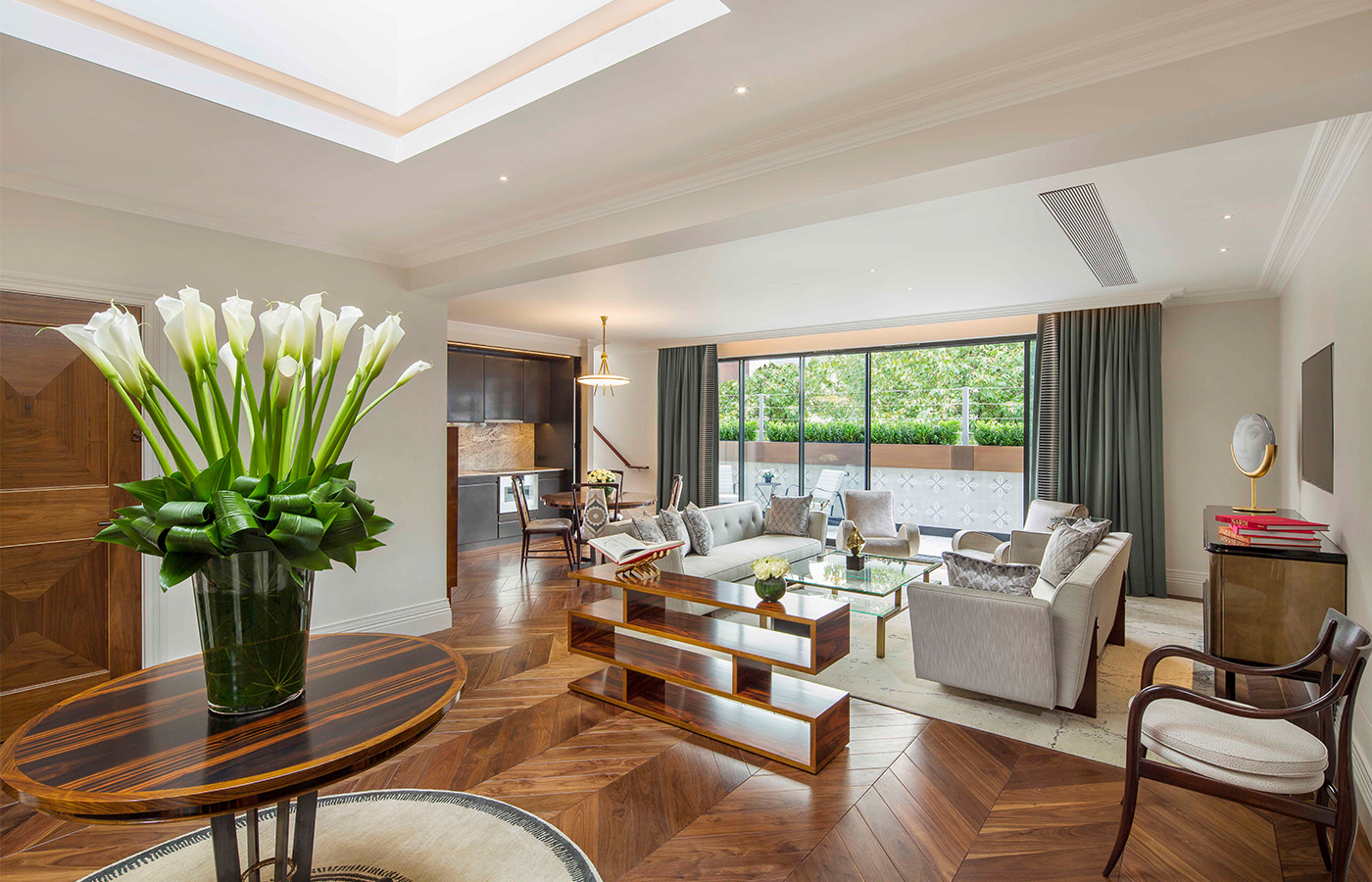 Penthouse suite living room