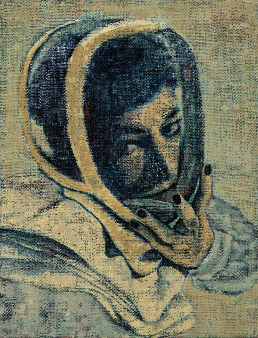 Fencer-37cm-x-28.5cm-Oil-on-Linen-2025