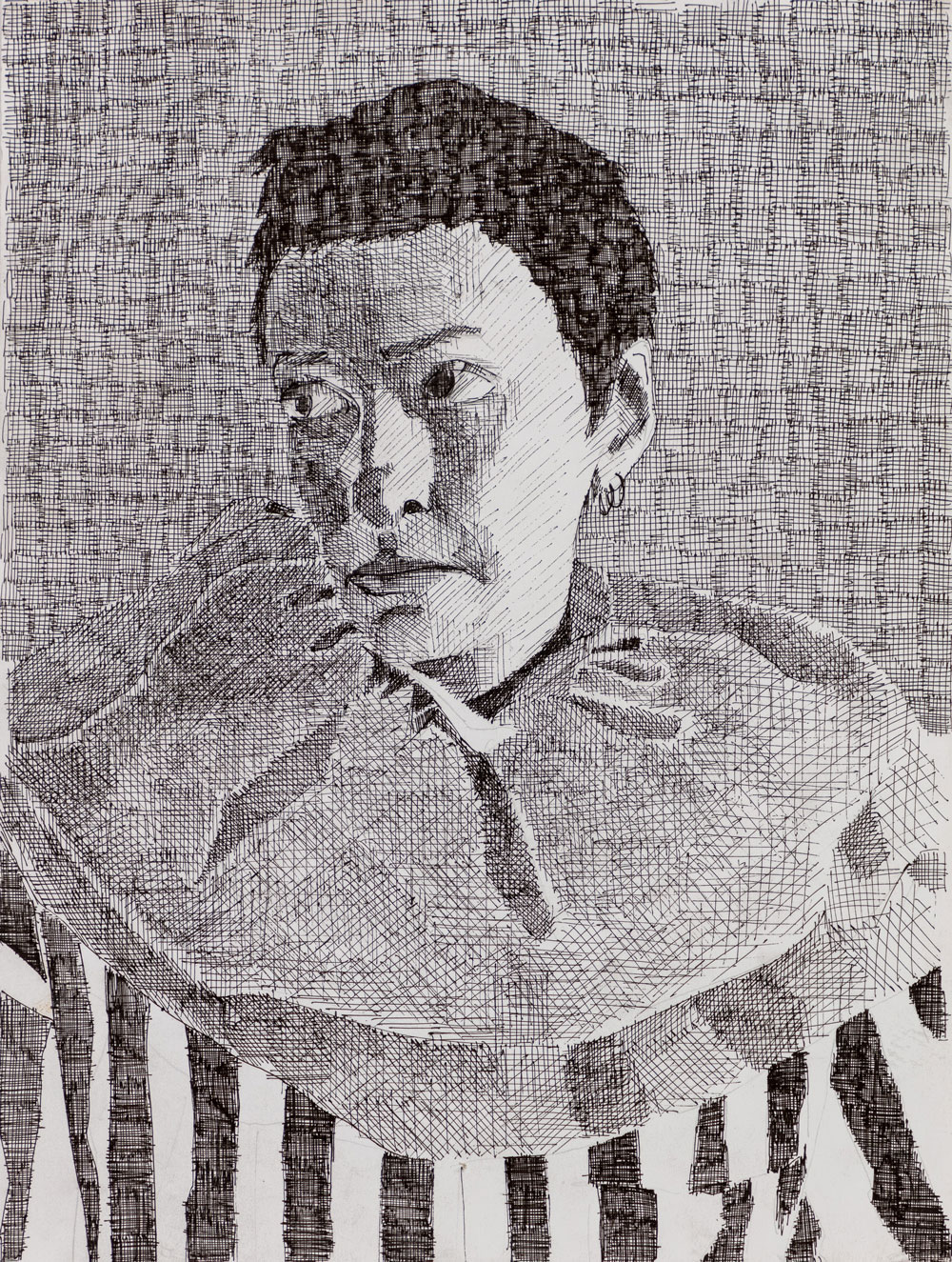 Untitled-drawing-1-30.4cm-x-22.9cm-Pen-on-Paper-2025